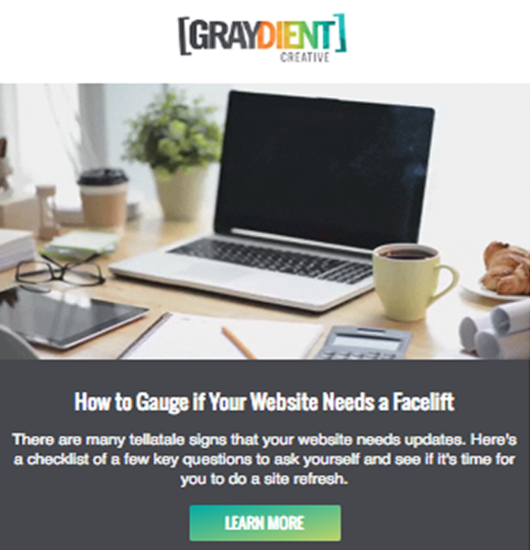 Graydient Creative Email Campaign